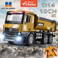 HUINA 1573 1:14 10 2.4G HUINA 1573 Skala 1:14 Pengendali Hadapan RC 10CH 2.4G Trak Pembinaan Kejurut