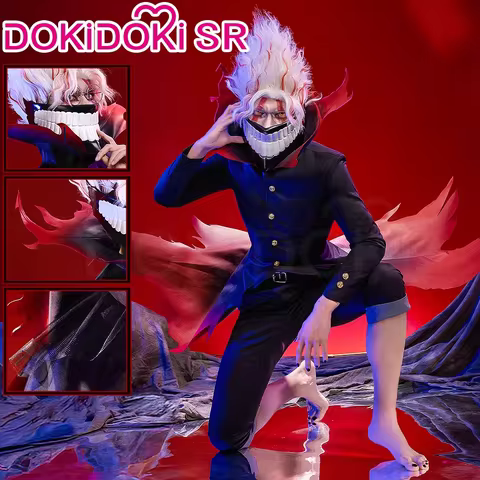 IN STOCK【S-3XL】Okarun Takakura Ken Cosplay Costume Anime Dandadan DokiDoki-SR Men Mask Halloween DAN