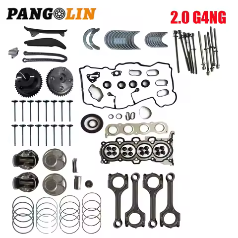 1set G4NG Engine Rebuild Kit Piston Set +0.55 243502E650 222122E000 For 2016-2019 Hyundai Sonata Hyb