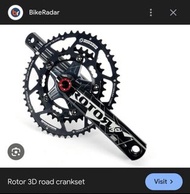 ROTOR 3D 公路車曲柄組 橢圓盤