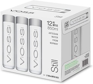 Voss Mineral Water Still PET 850 ml. 12 Bottle น้ำแร่ธรรมชาติ VOSS Still ขวดพลาสติก 850 มล. 12 ขวด
