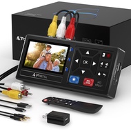 Portta VHS to Digital Converter, Video to Digital Recorder with Remote, Compatible with VHS, VCR, DV
