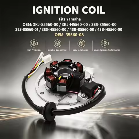 Motorcycle Ignition Stator Coil For Yamaha YM50 Breeze Fizz YN50R OVETTO YQ50 YQ50L Aerox Nitro CY90