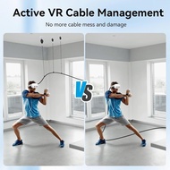 AMVR VR Cable Management System, 6 Packs Ceiling Pulley System for Oculus Quest 3/Quest 2/Rift/Rift 