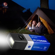 abongsea 9V Battery Flashlight 9V LED Key Light 6F22 Battery COB Outdoor Lighting Work Light Battery