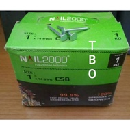 GRC CSB Nail 2000 Nails / GRC Board Nail 2000 contains 1 Kg, Kalsiboard Nails, Ceiling Nails, 1 Inch