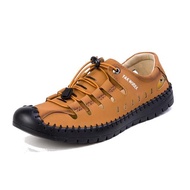 【Local Shipping】Male Sandals Luxury Men Genuine Leather Sandals Casual Walking Sandals For Men Summe