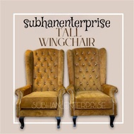 wing chair tinggi sofa Chesterfield Wing Chair 1+1