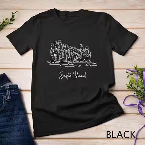 Travel Chile Santiago Easter Island Moai Statue Vacation Unisex T shirt