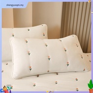 Thick Fluffy Mattress Protector Cover Solid Color Embroidered Bedsheet Mattress Topper Single cadar 
