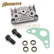 Motorcycle Oil Cooler Adapter Horizontal Engine Engine Cylinder Cover 50cc 70cc 90cc 110cc 125cc 140