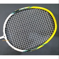 Apacs TYRO 300 (Yellow/White) String &amp; Strung With Cover Badminton Racket