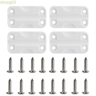 SHOOGMY 4Pcs/Set Cooler Hinges, PP Rectangular Cooler Hinge Replacement, With Screws High Intensity 