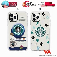Phone Case Star Bucks 2 (White Border) Case Casing IP 13 Untill 14 Pro Max Casing Covers Coffee Ins