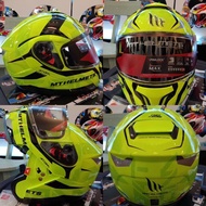 MT HELMET ATOM SV DIVERGENCE F1 GLOSS FLUOR YELLOW
