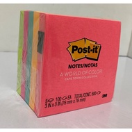 Sticky Note Post it 3m 654 Colors 76 x 76mm (654PK)