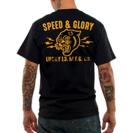 Lucky 13 Men's Panther Head T-Shirt Black 4XL