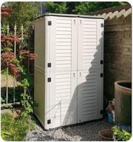 Chill Garden - 現貨 (含層板) HDPE 雙層戶外防水儲物櫃 包安裝 | 戶外櫃 | 防水櫃 | 露台儲物櫃 | 露台戶外櫃
