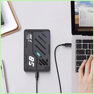 External Hard Drives 160GB USB 3.0 TypeC Interface External Storage Drive With RGB Light Video Games