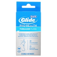 Oral-B, Pro-Health, Threader Floss, 30 Single-Use Packets