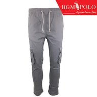 seluar BGM POLO Men's Jogger Cargo Long Regular Pant 6 Pocket