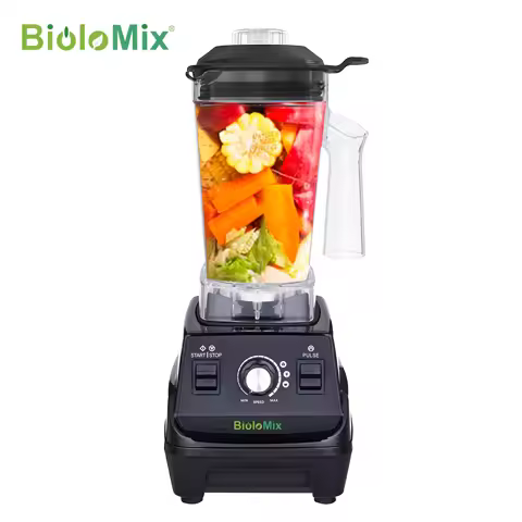 BioloMix 1800W Professional-Grade Smoothie Blender, Self-Cleaning