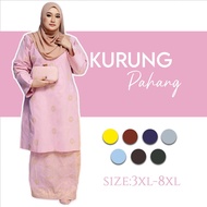 KURUNG PAHANG PLUS SIZE SONGKET KEDAH 3xl | 4xl | 5xl | 6xl | 7XL | 8XL |   COTTON 100% baju raya 2024 viral