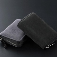 Card Bag Men's Suede Multifunctional Compact Card Clip Holder Id Wallet Bag Card G5r5