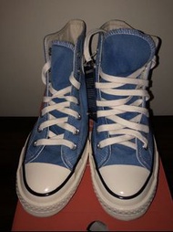 可議 全新CONVERSE-高筒休閒鞋.帆布鞋-170965C-扎染天空藍