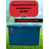 กล่องมีล้อ ใส่ของ 100 ลิตร ลังพลาสติก กล่องเก็บของ อ่านก่อนซื้อ🚚🚚  กล่องพลาสติกมีล้อ 100 ลิตร  - ขนา