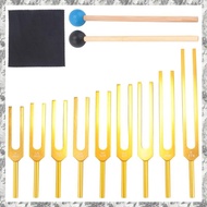 [I O J E] Tuning Forks Set 9Pcs 174/285/396/417/528/639/741/852/963Hz Tuning Fork, Sound Healing Too