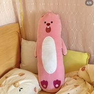 Loopy Beaver Long Pillow Plush Toy Large Starch Sausage Bed Doll Birthday Gift