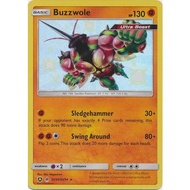 Pokemon TCG Card Buzzwole SM Hidden Fates SV24/SV94 Shiny Rare