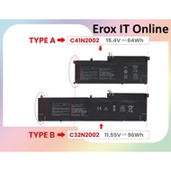 Asus C32N2002 3ICP7/54/64-2 C41N2002 4ICP7/54/64 0B200-03770100 ZenBook Flip 15 UX564 Q528 Q538 Q538