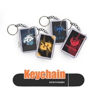 PUBG GANTUNGAN COOL RRQ EVOS GPX SQUAD LOGO KEYCHAIN - GAME MLBB PUBGFF