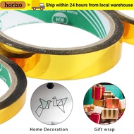 HORIZO Golden Tape Adhesive Decoration DIY Reflective