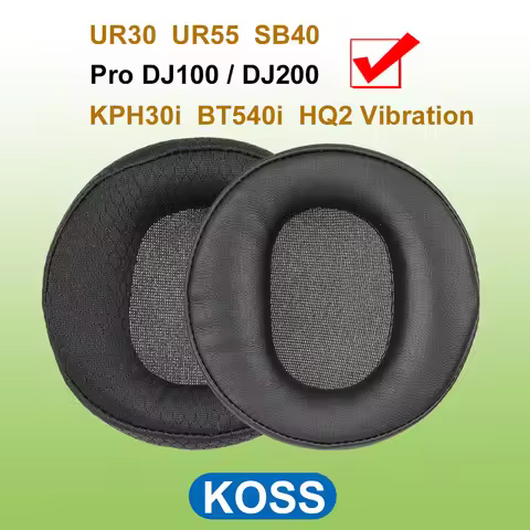 New Design Thickened Earpads for KOSS UR30 UR55 SB40 Headphones PRO DJ100 / DJ200 Ear Pad Cushions K