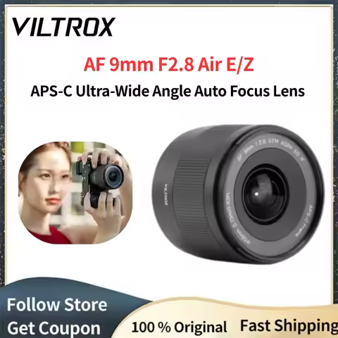 VILTROX 9mm F2.8 Air Lens AF APS-C Auto Focus Cameras Lens For Sony E/Nikon Z Mount Cameras