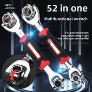 52 In 1 Socket Wrench Multifunction Universal Wrench 360 Degree Revolving Spanner