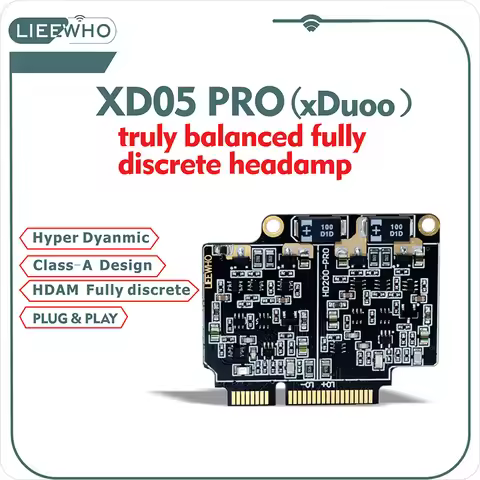 Lieewho HD200pro for XD05PRO Analog circuit audio cardr# truly balanced fully discrete headamp # xDu