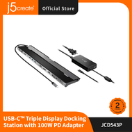 j5create JCD543P 13-in-1 Stesen dok USB-C / Stesen docking USB-C/ USB-C Power Delivery 100W Triple D