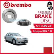 BREMBO Rear Disc Rotor (2pcs) -  H/D Civic S5G 2.0, H/D Integra DC2 1.8