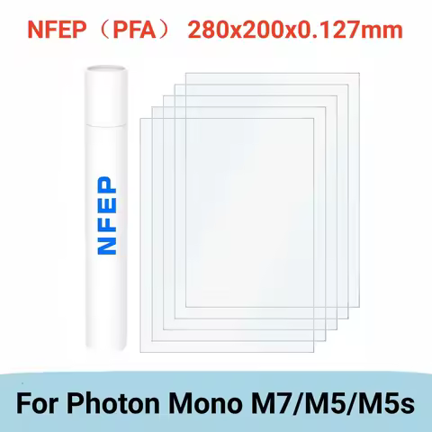 NFEP Film 10.1 inch 280x200x0.127mm PFA Film For ANYCUBIC Photon Mono M7 Mono M5 M5s Pro 6Ks 3D Prin