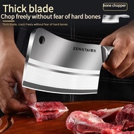 4Cr13 stainless steel kitchen knife, sharp and non grinding, cutting meat and bones with strong chop