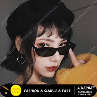 【JIUERBA】COD Korean Fashion Style Sunglasses for women All Black Design Shades for women