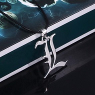 Anime Death Note Alloy Necklace L·lawliet Pendant Necklace Accessories High-value All-match Men P7h6
