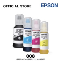 หมึก EPSON 008 ของแท้ ตัวเลือก 4 สี L15150 L15160 L15158 15168 L6558 L6578 Et-5800 Et-5850printerกล่