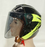 NÓN BẢO HIỂM 3/4 có kính NAPOLI N039A lót nâu