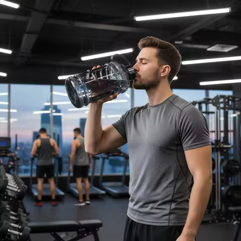 1Pcs New Gallon Bottle Water Bottle PETG 2L Large Capacity Sports Drink Bottle Portable With Handle