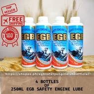 №[FREE SHIPPING!] 4 Bottles 250ML EGB Safety Engine Lube